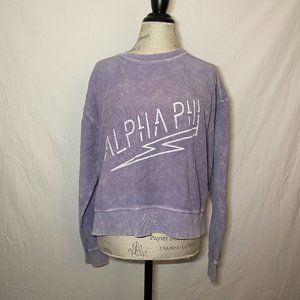 Alpha Phi Lavender Lightning Sweatshirt